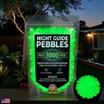 thumbnail image 2 of 2026 Colorful Glow In The Dark Garden Stones Night Luminous Pebbles Rainbow Glow In The Dark Stepping Rocks Outdoor Landscaping Decor Glowing Stones Fish Tank Aquarium Decora, 2 of 9