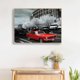 thumbnail image 1 of Cuadros Decorativos Kit de pintura de diamante redondo completo de resina 5D artesanía de pared de coche Retro (YQ9027) Likrtyny embutido en tela, 1 of 9