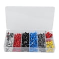 thumbnail image 1 of 790PCs Insulated Terminal Wiring Connector Crimp Ferrule Shovel Industrial U Type Nylon PVC, 1 of 10
