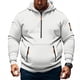 thumbnail image 1 of Sudadera con capucha para hombre, informal, a la moda, lisa, con cremallera, de manga larga, con bolsillo, de poliéster, 1 of 5