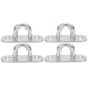 thumbnail image 1 of M8 2 agujeros placa de ojo fijo gancho de acero inoxidable tornillos en forma de U colgador de montaje en pared YUNYI BRAND  Deportes, 1 of 8