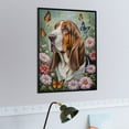 thumbnail image 4 of Basset Hound Dog With Flower Oil Painting 500 pcs puzzles for adults,Puzzle for Dog Lovers to Enjoy and Relax,Gift for Christmas,Wooden, 4 of 8