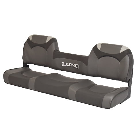 Lund Boat Folding Bench Seat 2412552 | Charcoal Gray 60 Inch