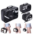 thumbnail image 2 of Byootique 420D Clear Nylon Makeup Travel Toiletry Bag Portable Cosmetic Organizer S, 2 of 9