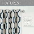 thumbnail image 3 of Elrene Home Fashions 026865901252 Rideau Occultant en Lin à Illets, 52"x84 Pouces, Indigo, 3 of 6