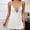 White, variant on CQXIDFH Women Lace V-Neck Slip Nightgown Floral Lace Spaghetti Strap Sleep Dress, Soft Mini Chemise Lounge Dress for Bedroom Honeymoon Date Night Wear, Sizes S-XL Red