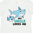thumbnail image 4 of Inktastic My Uncle Loves Me with Cute Sharks Boys or Girls Toddler T-Shirt, 4 of 5
