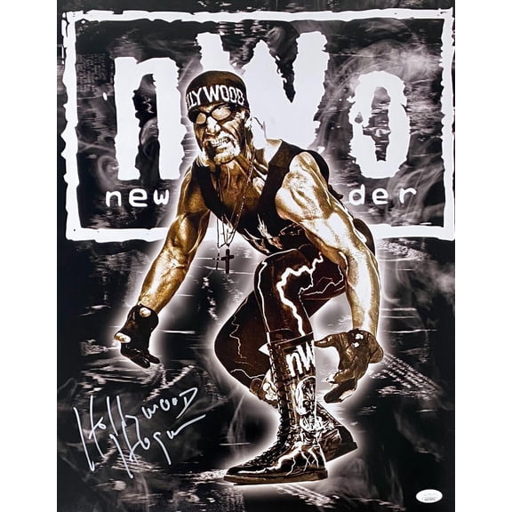 Hollywood Hulk Hogan Signed Autographed Photo 16x20 JSA Authenticated #10