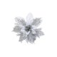thumbnail image 4 of Flores de Navidad de 5 piezas y 14cm, adornos navideños con purpurina para el hogar, Feliz Año Nuevo, flores falsas, decoración de Natal y Año Nuevo, 4 of 4