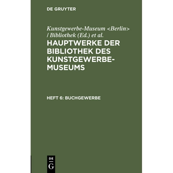 Buchgewerbe, (Hardcover)