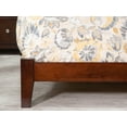 thumbnail image 6 of AFI Portland Full Low Profile Wood Platform Bed Frame with Sleigh Headboard, Walnut, 6 of 9