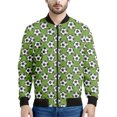 thumbnail image 4 of Chaqueta de fútbol con cremallera de moda para hombres y niños, sudadera con capucha de fútbol con estampado 3D, chaquetas de calle de gran tamaño geniales para deportes, abrigos, 4 of 4