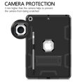thumbnail image 4 of For iPad 7th Generation 2019 10.2 inch / A2200 / A2198 / A2197 Shockproof Duty Hard Kickstand Case Cover Black/Black, 4 of 10