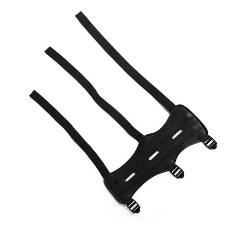 YSNOOWE Archery Arm Guard Protector 1Pcs Leather Adjustable Straps for Outdoor Practice