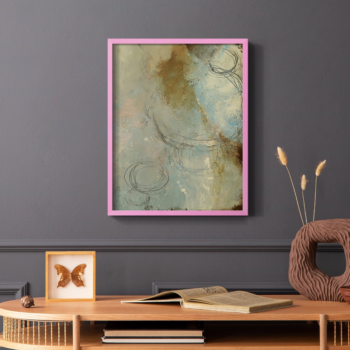 Zen Path I Framed Print - Solid Wood in Single Picture Frame Solid Wood 2 Framed Print