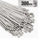 thumbnail image 1 of Bridas metálicas YesBes de acero inoxidable 304, 300 unidades, 30 cm, 1 of 6