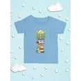 thumbnail image 3 of Kid Sitting On Books T-Shirt Infant -Image by Shutterstock,  24 Months, 3 of 4