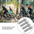 thumbnail image 3 of 4pcs Bicycle Handlebar Bolts Titanium Alloy Inner Hexagon Screws M7 x 25mm Titanium Color, 3 of 4