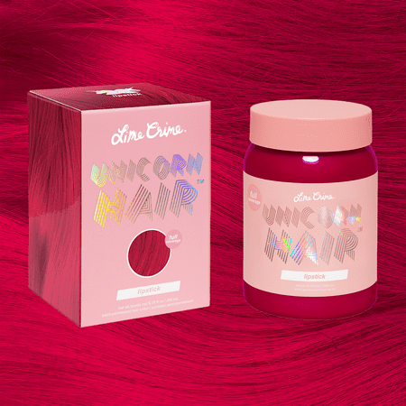 Lime Crime Unicorn Hair Dye, Lipstick, Full Coverage, Semi-Permanent, Vegan, 6.76 fl oz