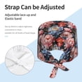 thumbnail image 3 of Gaeub Rose Flowers Print Cleaning Working Cap,Unisex Scrub Cap Nurse Hat,No-Slip Scrub Cap for Men & Women, 3 of 7