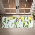 thumbnail image 2 of Yellow Lemon Fruit Leaves White Pattern Door Rugs,Washable Non Slip Door Mats Indoor,Decorative Door Mats,Entry Mat Indoor for Entrance,Bedroom,Kitchen,Bathroom,16"x47", 2 of 6