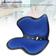 thumbnail image 3 of Ergonomic Lumbar Support Chair Petal Shape Soft Breathable Office Chair Back and Lumbar Support Ideal for Lower Back Support Suitable for Office and Home Use, 3 of 7