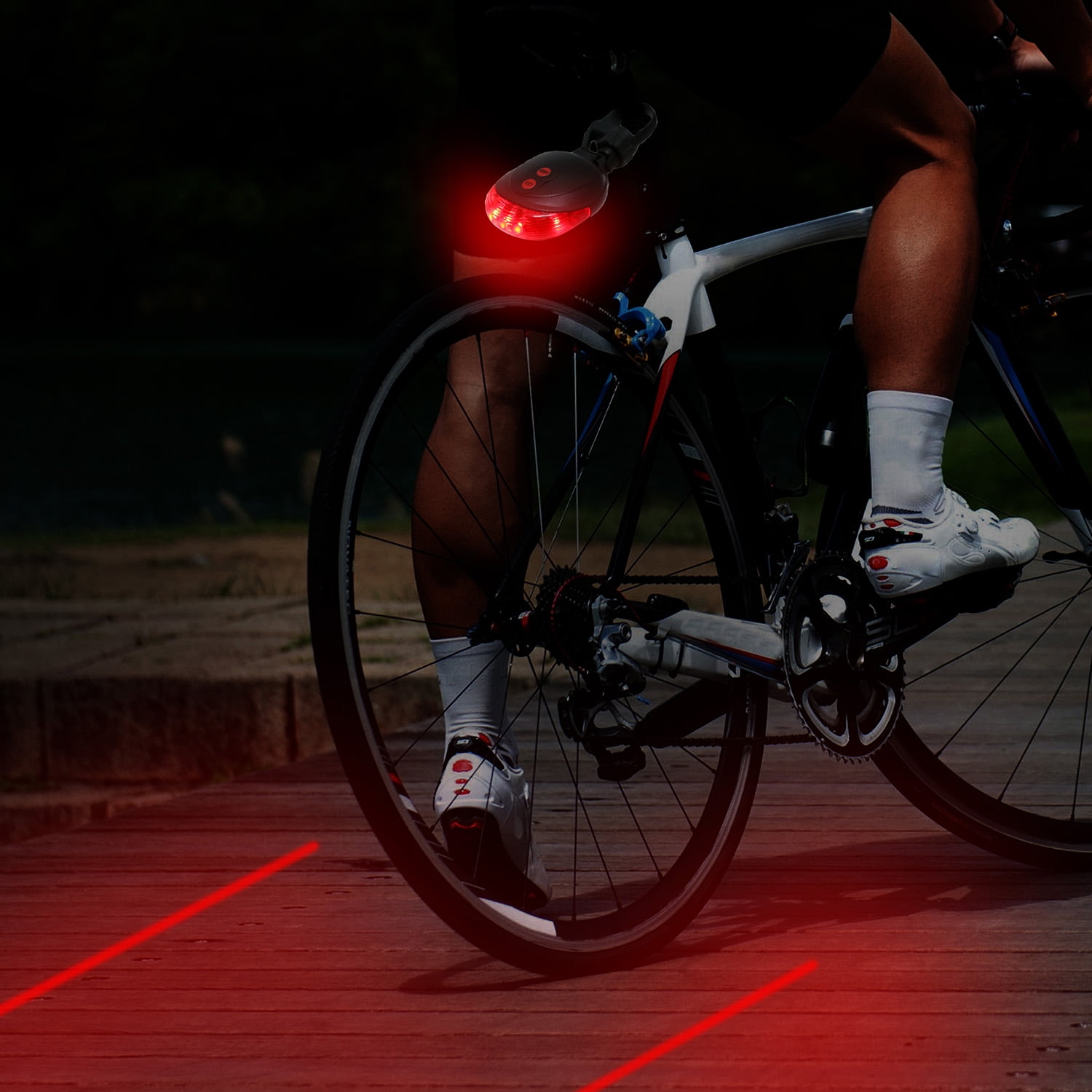 laser bike lane