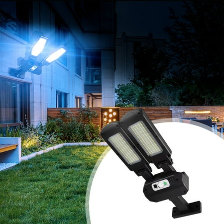 

Street- IP65 Outdoor Powered Lights Dusk To Break With Motion Sensor Security Streetlights For Parking Lot- Remote Control