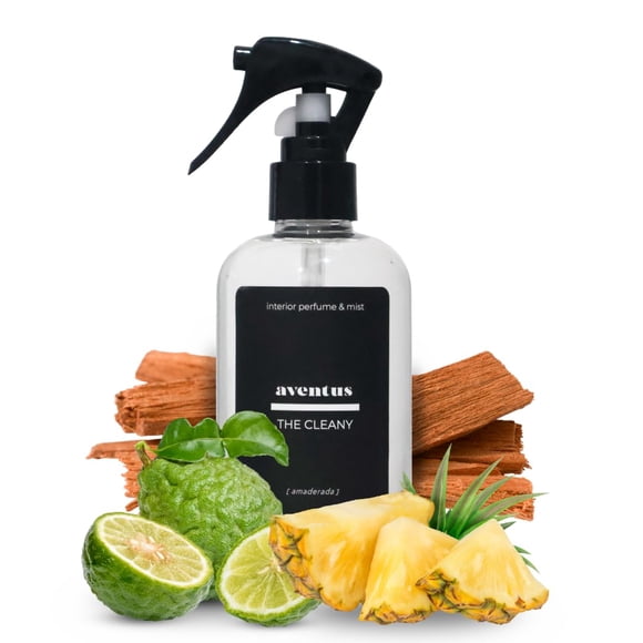 THE CLEANY | Aromatizante/Perfume para Hogar 100% Natural - Aroma Aventus | Inspirado en Creed Aventus | Fragancia Maderosa con Toques Frutales y Ahumados | Aroma Duradero – 250 ml |