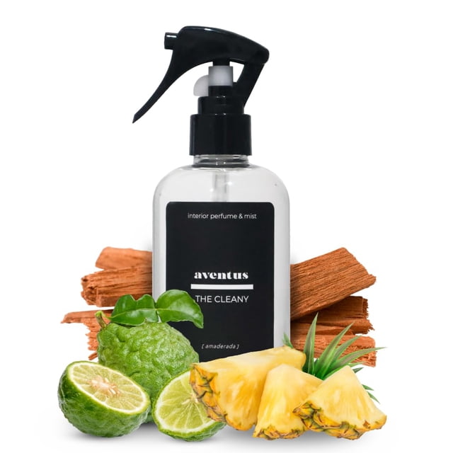 THE CLEANY | Aromatizante/Perfume para Hogar 100% Natural - Aroma Aventus | Inspirado en Creed Aventus | Fragancia Maderosa con Toques Frutales y Ahumados | Aroma Duradero – 250 ml |