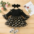 thumbnail image 3 of LNMQLPDBS Little Girl Christmas Dresses Kids Red Dress for Christmas Red Baby Christmas Dress Red Girls Casual Dresses 2t Girl Clothes Winter Girls, Black 24 Months, 3 of 7