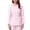 Pink-1, variant on Scrubs for Women,Lapel Collar Long Sleeve Button Front Fitted Medical Uniform Jacket Blue L