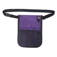 thumbnail image 2 of Riñonera para enfermera, organizador de enfermería, riñonera, cinturón ajustable, herramienta de enfermera, cinturón, bolsa para tijeras, , púrpura, 2 of 8