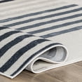 thumbnail image 5 of nuLOOM Robbi Modern Striped Area Rug, 4' 3" x 6', Robbi Light Grey, 5 of 9