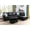 Black, variant on Ponliving Furniture 3-Pieces Living Room Sofa Set