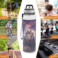 thumbnail image 7 of Lion Crown Clouds Sports Water Bottle Portable Travel Mug 32oz BPA Free Leak Proof Straw Transparent Tritan for Gym Yoga Cycling Camping, 7 of 7