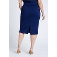 thumbnail image 3 of ELOQUII Women's Plus Size Neoprene Pencil Skirt, 3 of 3