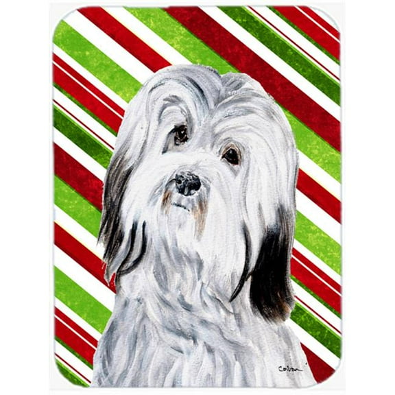 Carolines Treasures  Havanese Candy Cane Christmas Mouse Pad - 7.75 x 9.25 In.