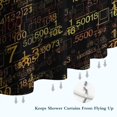 thumbnail image 6 of Math Equations Geometric Shapes Black Pattern Shower Curtain 36"x72" ,Bathroom Decorative Shower Curtains Set with 12 Hooks,Modern Waterproof Washable Shower Curtain, 6 of 6