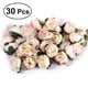 thumbnail image 1 of 30 rosas artificiales de 3 cm para decoración de bodas (color blanquecino), 1 of 5
