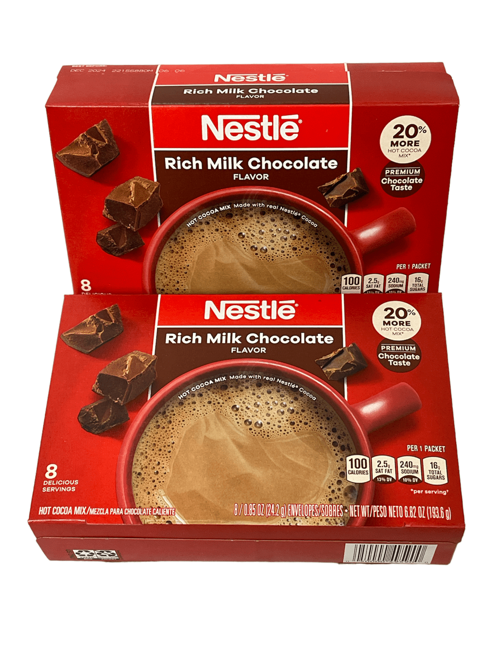 New Package! 20% More Nestle Classic Rich Milk Chocolate Flavor