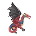 thumbnail image 3 of Figura coleccionable de dragón de míticas, juguete, estatua de juguete detallada, modelo de dragón para niños y niñas de 4 años en rojo, 3 of 8