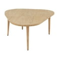 thumbnail image 6 of Weston Home Teardrop Nesting Coffee Tables with 3 Legs and Wood Finish, 6 of 11