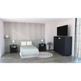 thumbnail image 2 of Depot E-Shop Newport 3 Piece Bedroom Set, Milano Cabinet Dresser + 2 Omaha Nightstands, 2 of 10