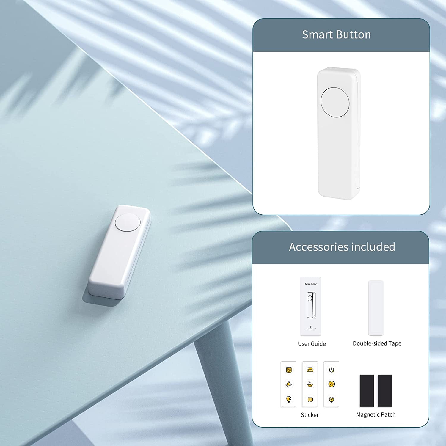 THIRDREALITY ZigBee Smart Button 3 Pack, Red Blue Yellow, 3-Way Remote Control, Require Zigbee hub, Compatible With SmartThings, Aeotec, Hubitat, Home Assistant, Third Reality Hub, Battery Included.