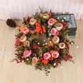 thumbnail image 7 of comerut Door Hanging Garland Decorative Aesthetic Decorate Cloth Autumn Simulation Tulip Garland for Festival, 7 of 7