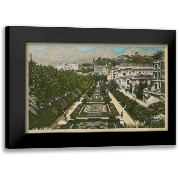 Unknown 14x10 Black Modern Framed Museum Art Print Titled - The Cote dAzur V