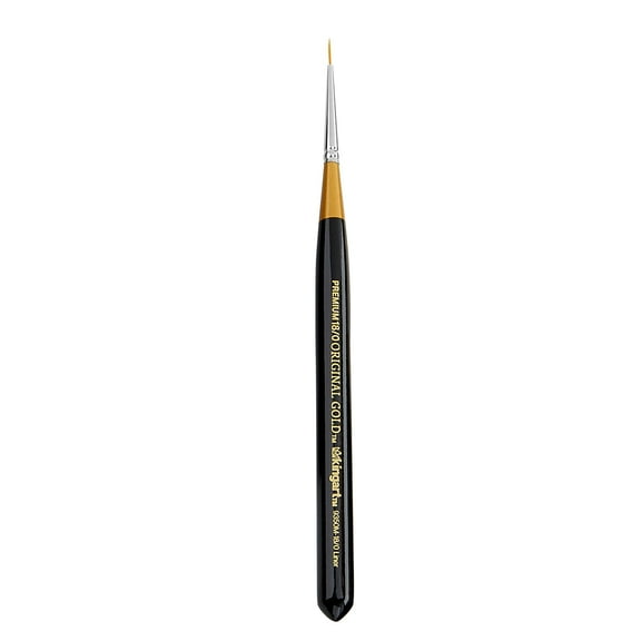 Original Gold® 9350M Liner Mini Handle Micro Detail Series, Premium Golden Taklon Multimedia Artist Brushes
