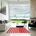 thumbnail image 6 of Ahgly Company Indoor Round Patterned Ferrari Red Area Rugs, 6' Round, 6 of 6