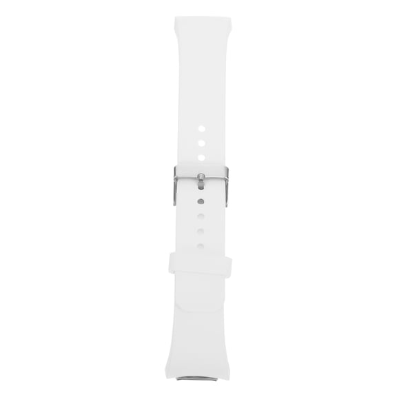 YOSADIER Stylish White Silicone Watch Strap Durable Lightweight Comfortable for Daily Wear